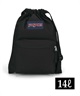JANSPORT ジャンスポーツ バックパック リュック ナップサック DRAW SACK ドローサック BLACK 14L JS0A83LQ008(BLK-ONE)
