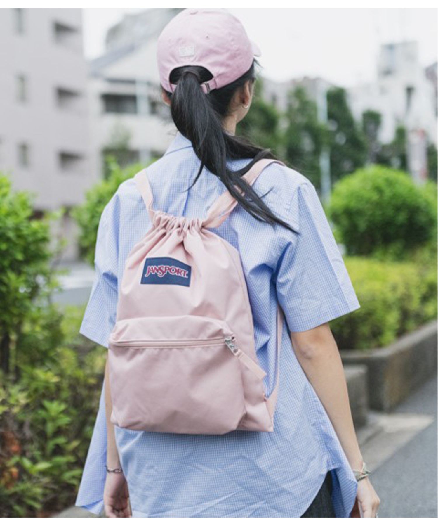 ラバンダ lavanda キャンバスナップサック アイボリー