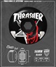 SPITFIRE WHEELS スピットファイヤー スケートボード ウィール CLASSIC FULL F4 56mm 80HD THRASHER&BURN ムラサキスポーツ(BLK-56mm)