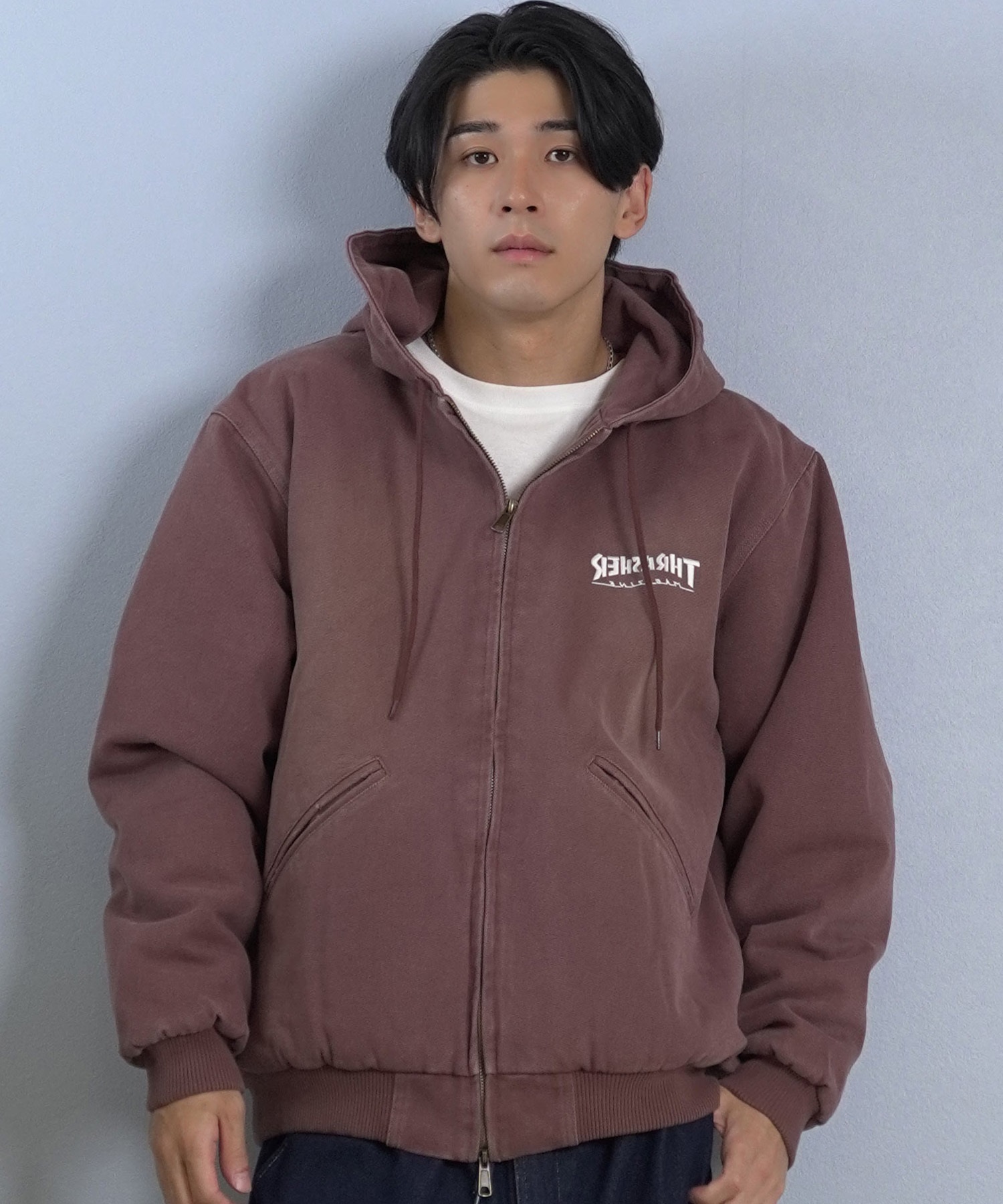 THRASHER スラッシャー ジャケット メンズ バックプリント フルジップ