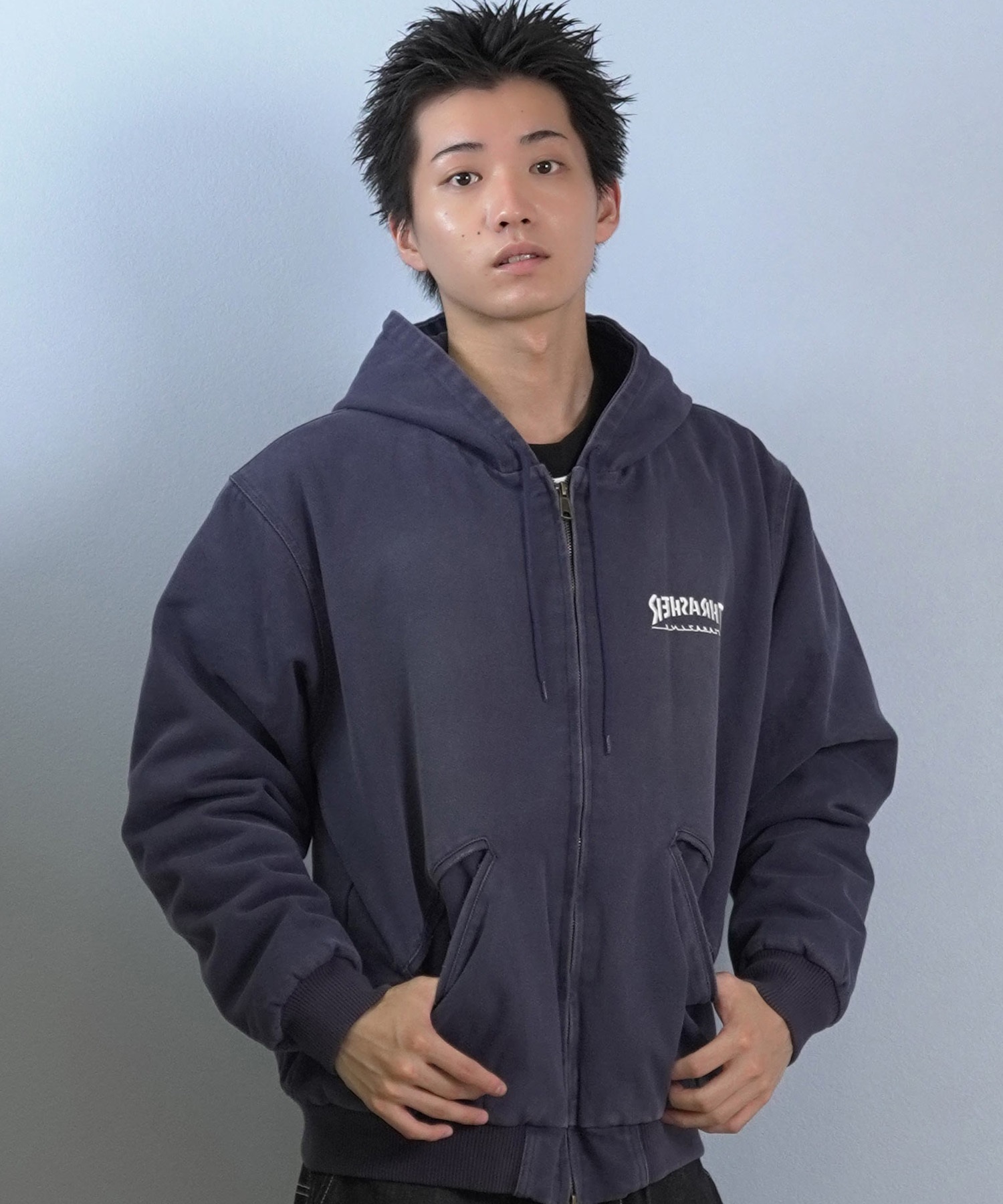 THRASHER スラッシャー ジャケット メンズ バックプリント フルジップ