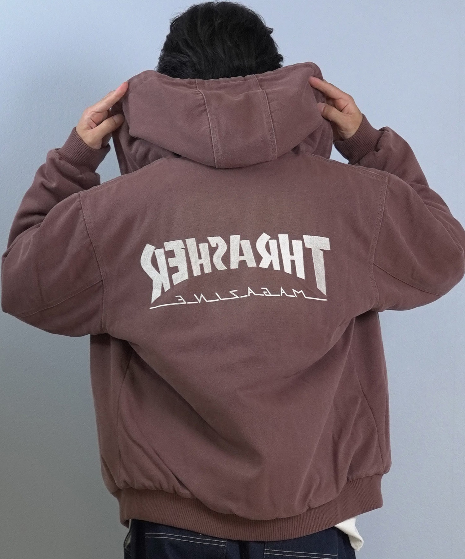 THRASHER スラッシャー ジャケット メンズ バックプリント フルジップ