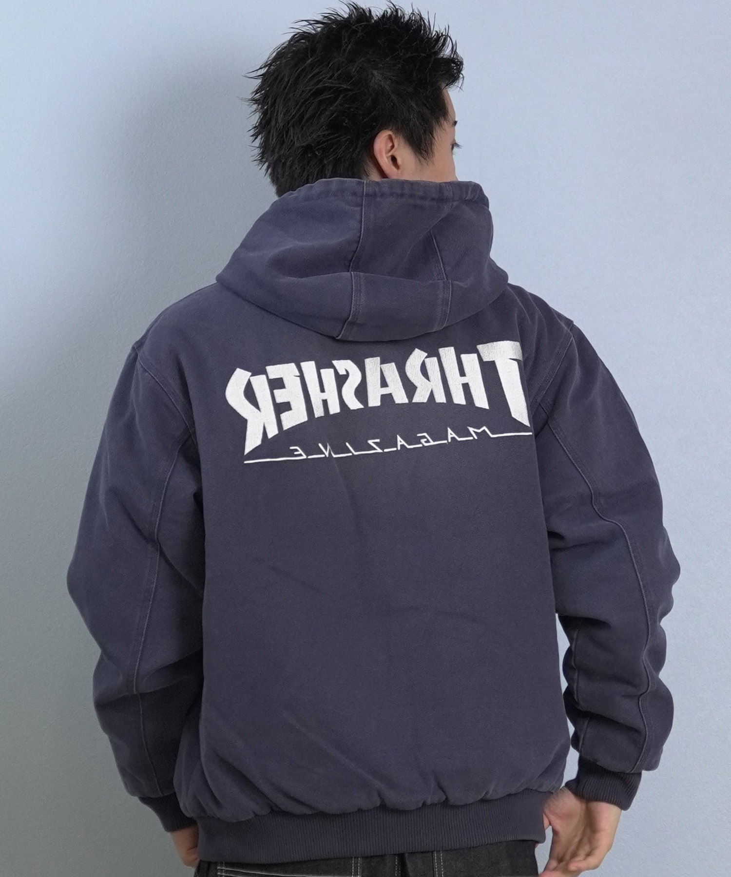 THRASHER スラッシャー ジャケット メンズ バックプリント フルジップ