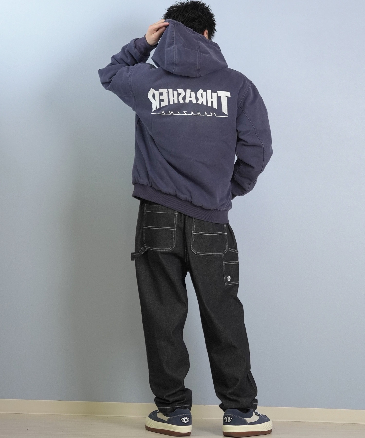 THRASHER スラッシャー ジャケット メンズ バックプリント フルジップ