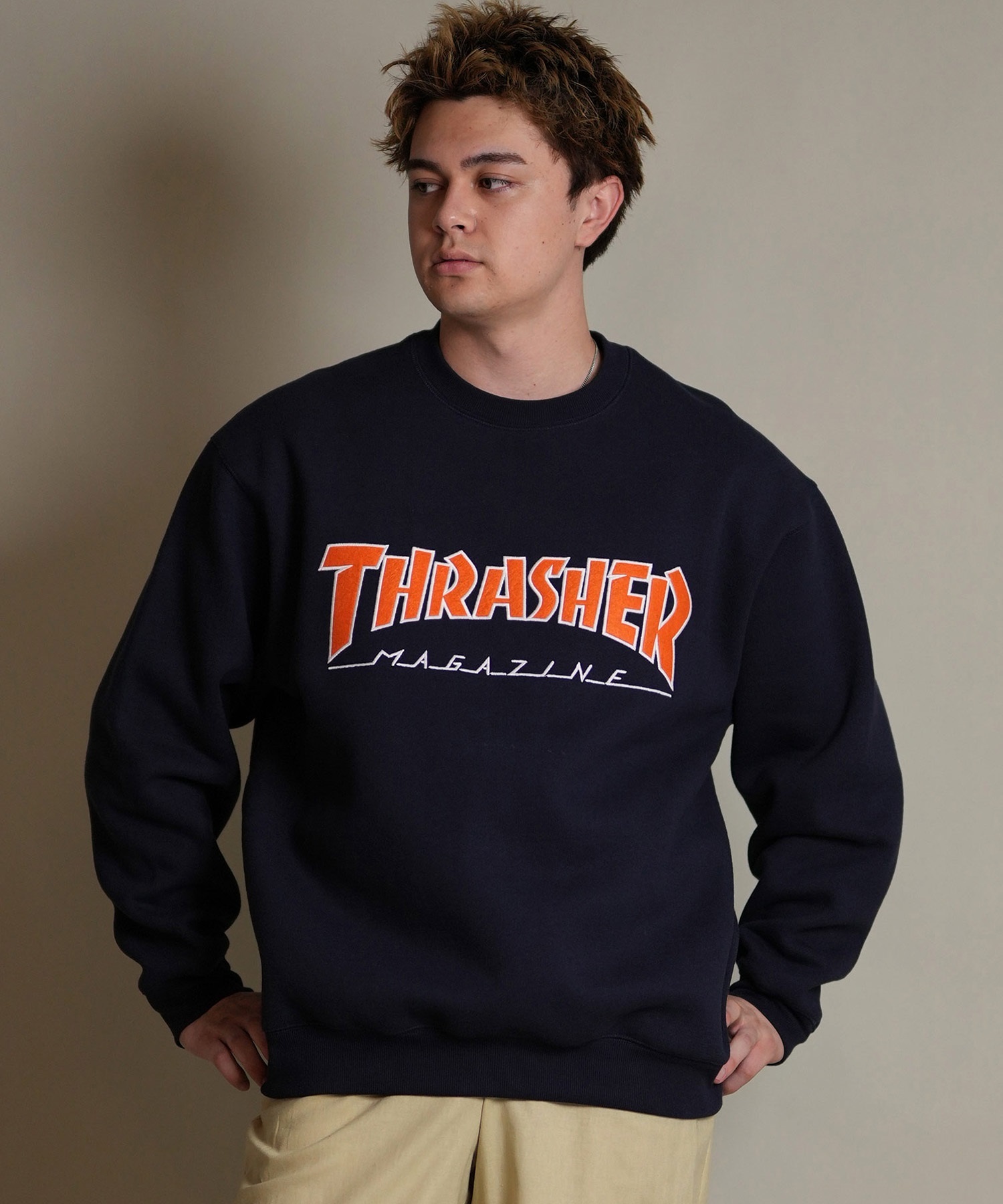 THRASHER スラッシャー トレーナー スウェット メンズ クルーネック