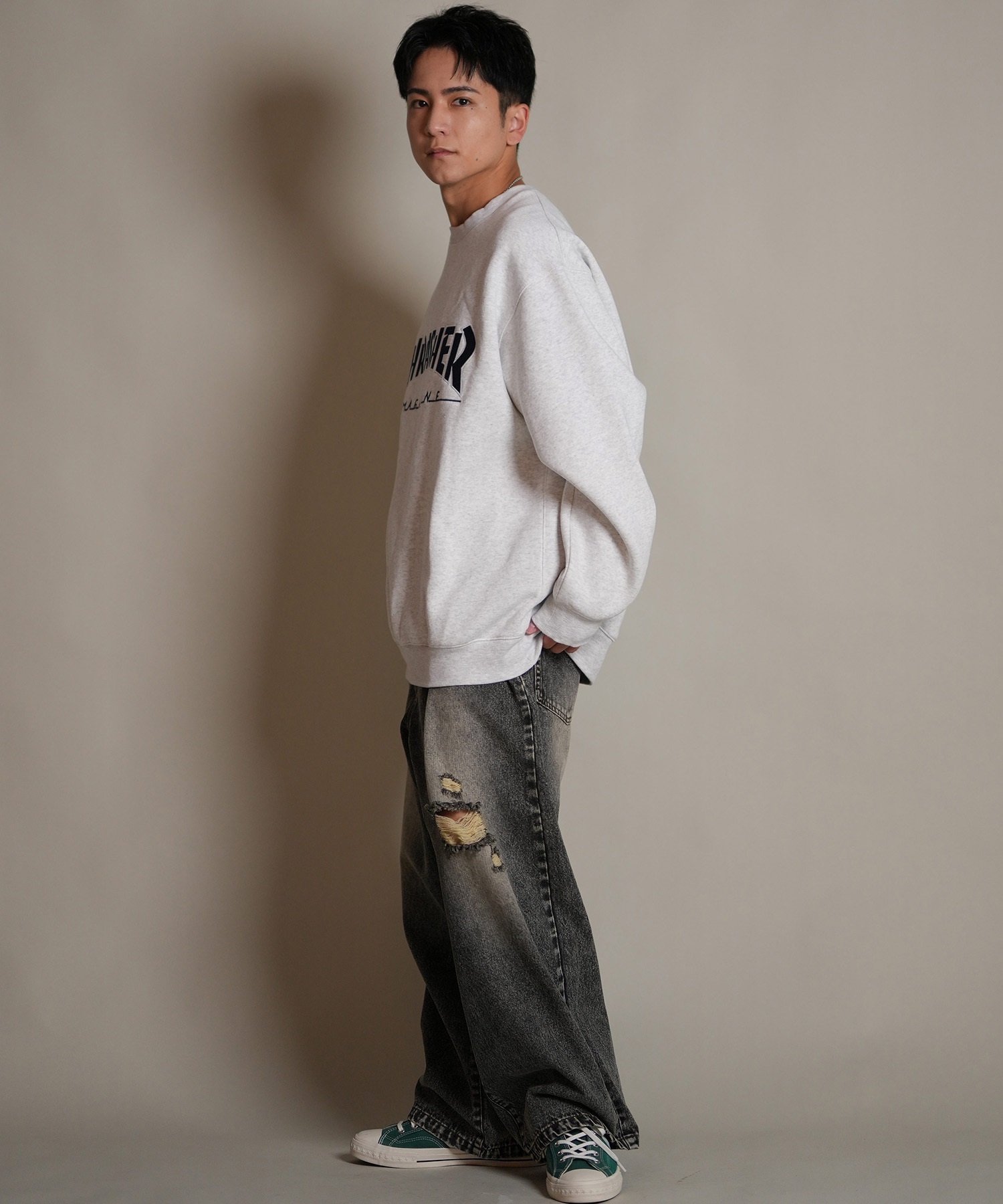 THRASHER スラッシャー トレーナー スウェット メンズ クルーネック