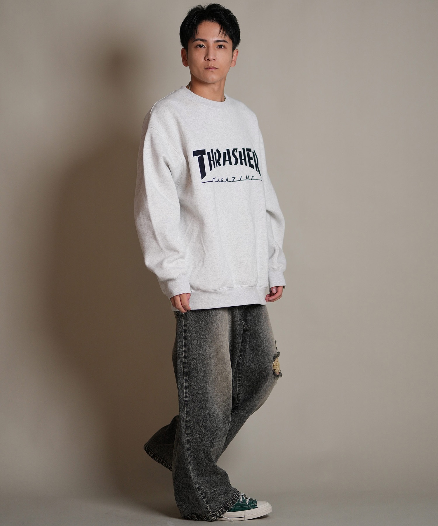 THRASHER スラッシャー トレーナー スウェット メンズ クルーネック