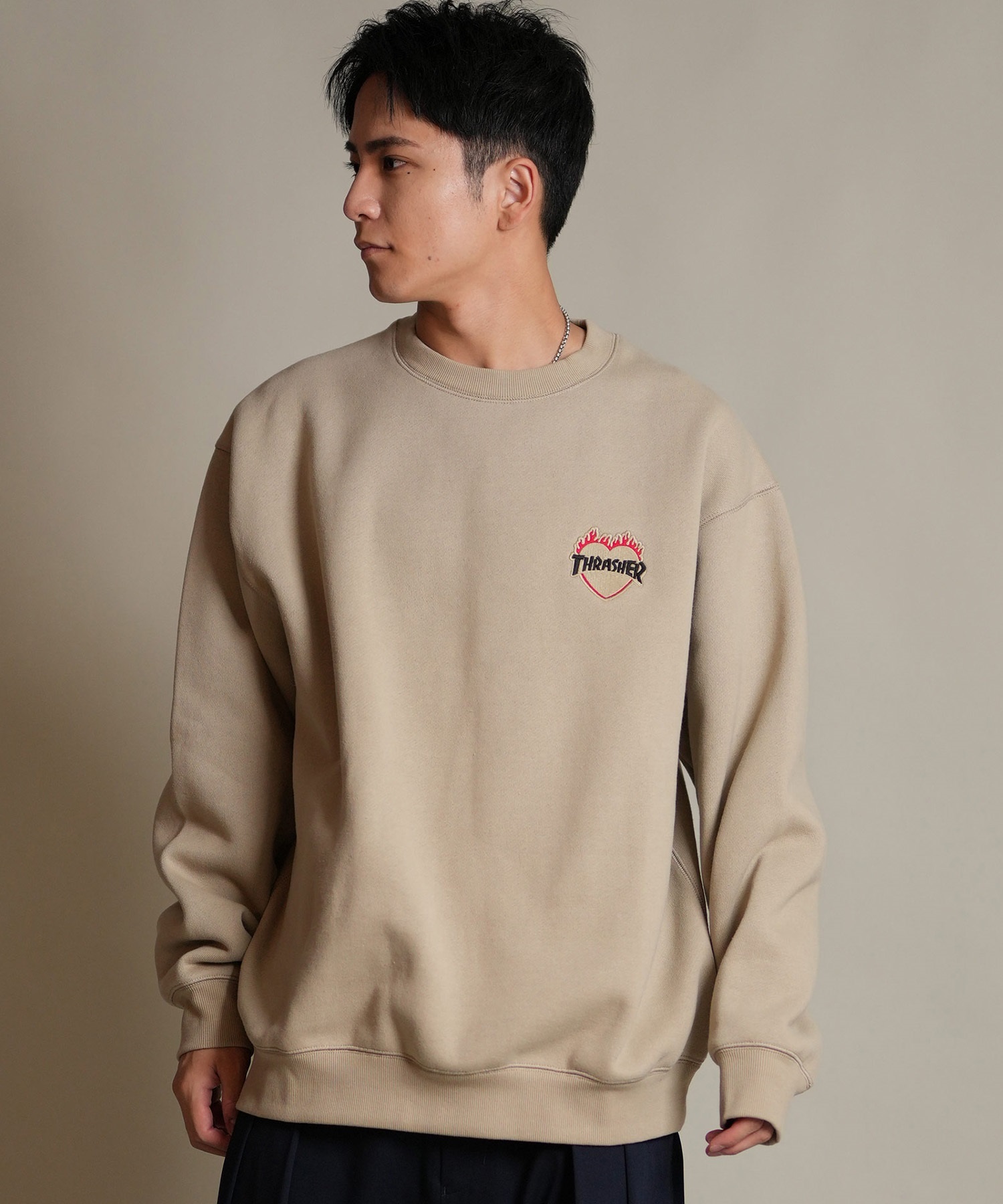 Golfickers スウェットトレーナー【新品】 THRASHER スラッシャートレーナー スウェット メンズ クルーネック