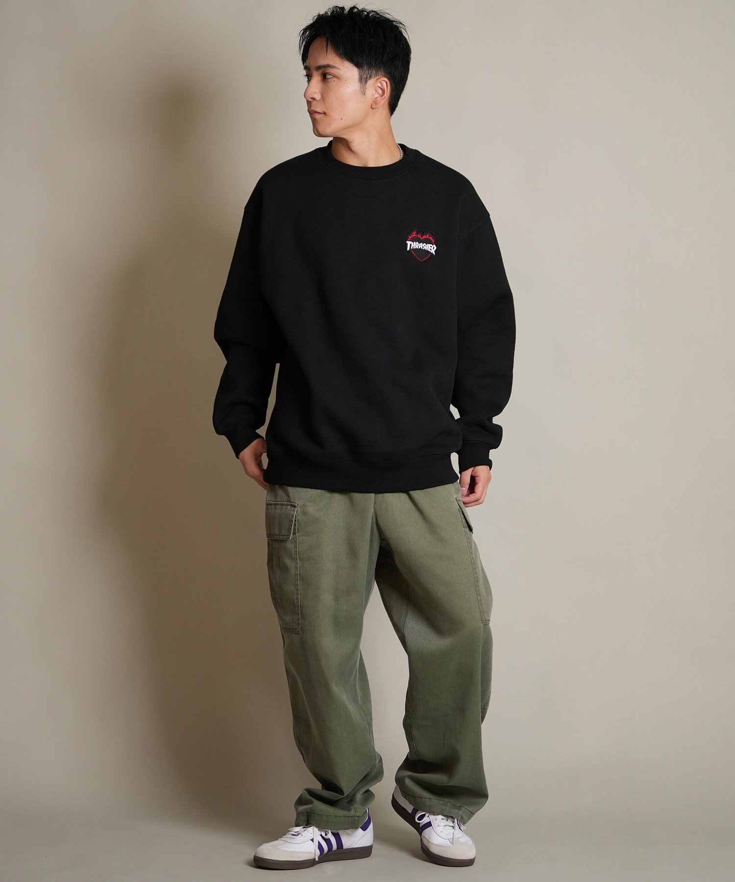 THRASHER スラッシャートレーナー スウェット メンズ クルーネック