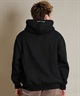 THRASHER スラッシャー ジップアップ パーカー メンズ スウェット フーディー ロゴ ワンポイント 裏起毛 254TH1PK065(WHT-M)