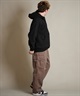 THRASHER スラッシャー ジップアップ パーカー メンズ スウェット フーディー ロゴ ワンポイント 裏起毛 254TH1PK065(WHT-M)