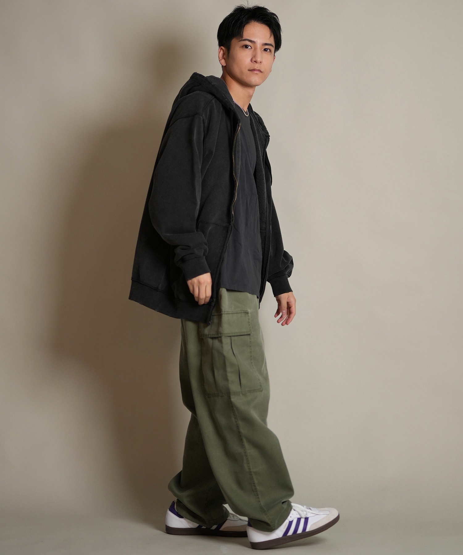 THRASHER スラッシャー ジップアップ パーカー メンズ スウェット