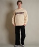 THRASHER スラッシャー ニット セーター メンズ クルーネック 反転ロゴ ジャガード織り 254TH1KN071(BRN-M)