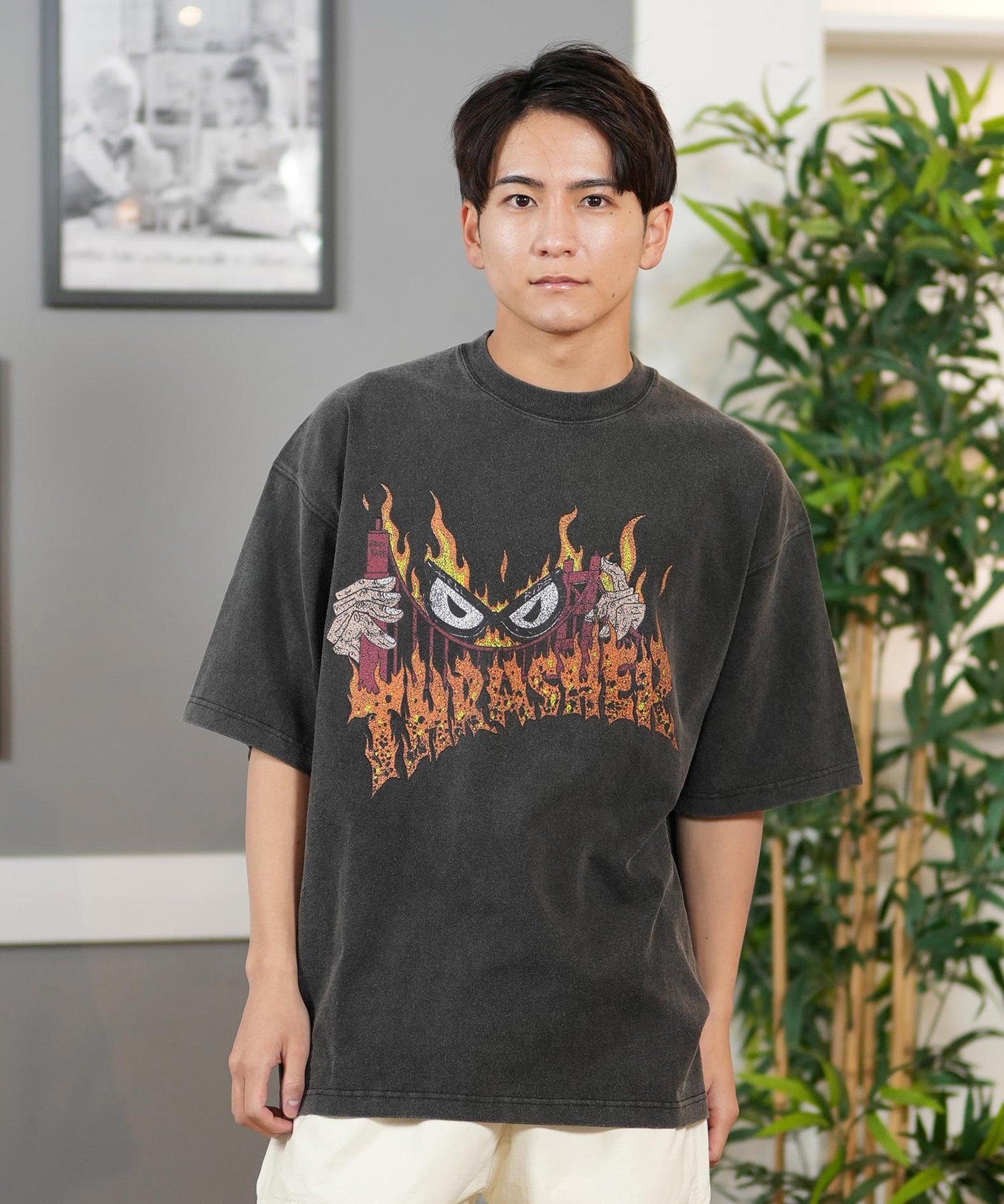 THRASHER スラッシャー 半袖 Tシャツ メンズ フロントプリント