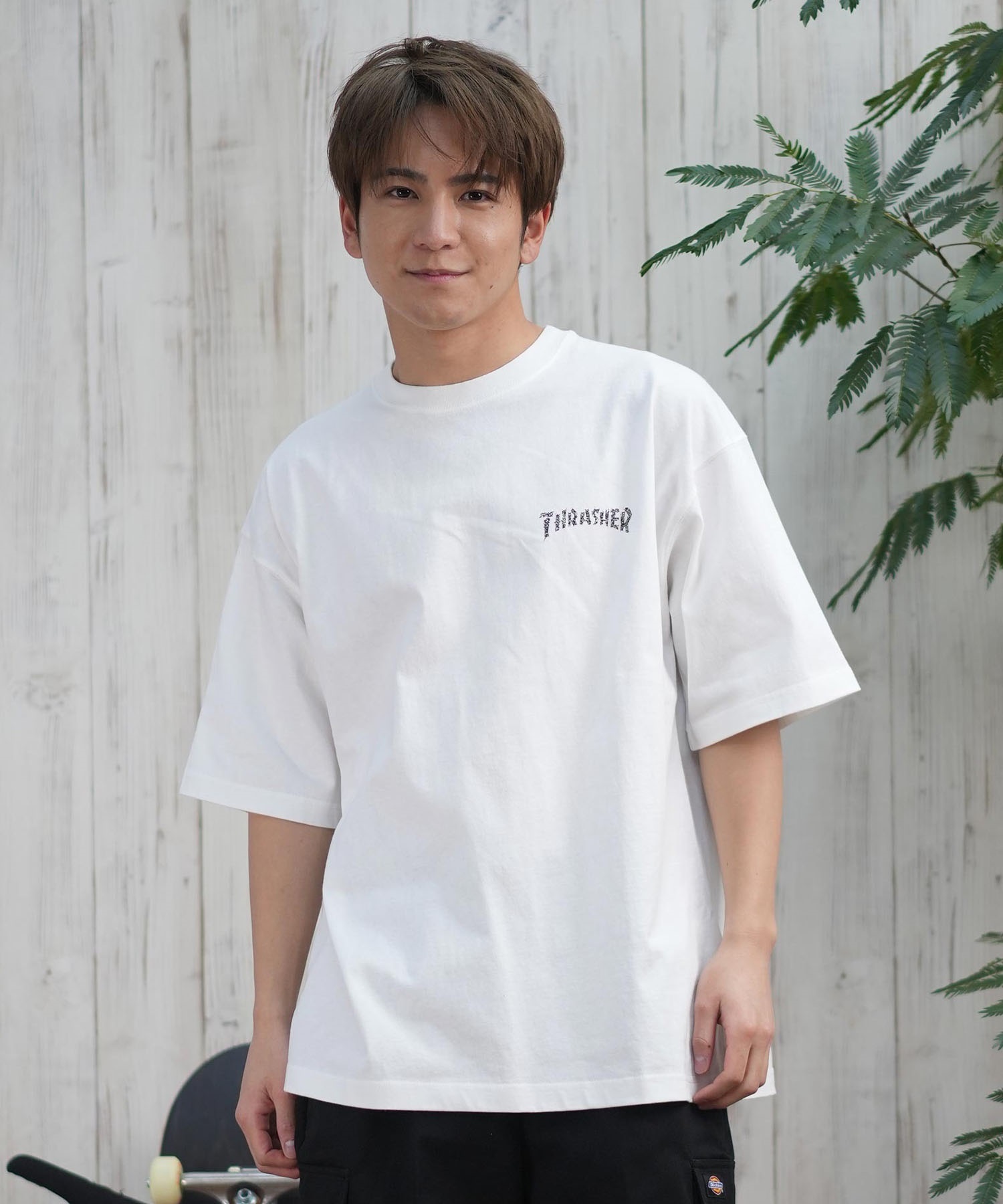 THRASHER スラッシャー 半袖 Tシャツ メンズ バックプリント オーバー