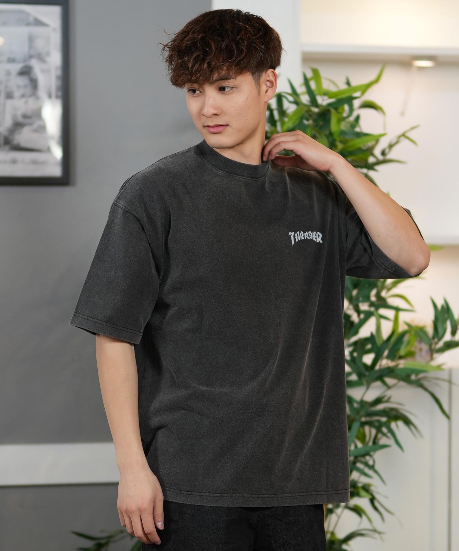 THRASHER スラッシャー 半袖 Tシャツ メンズ バックプリント