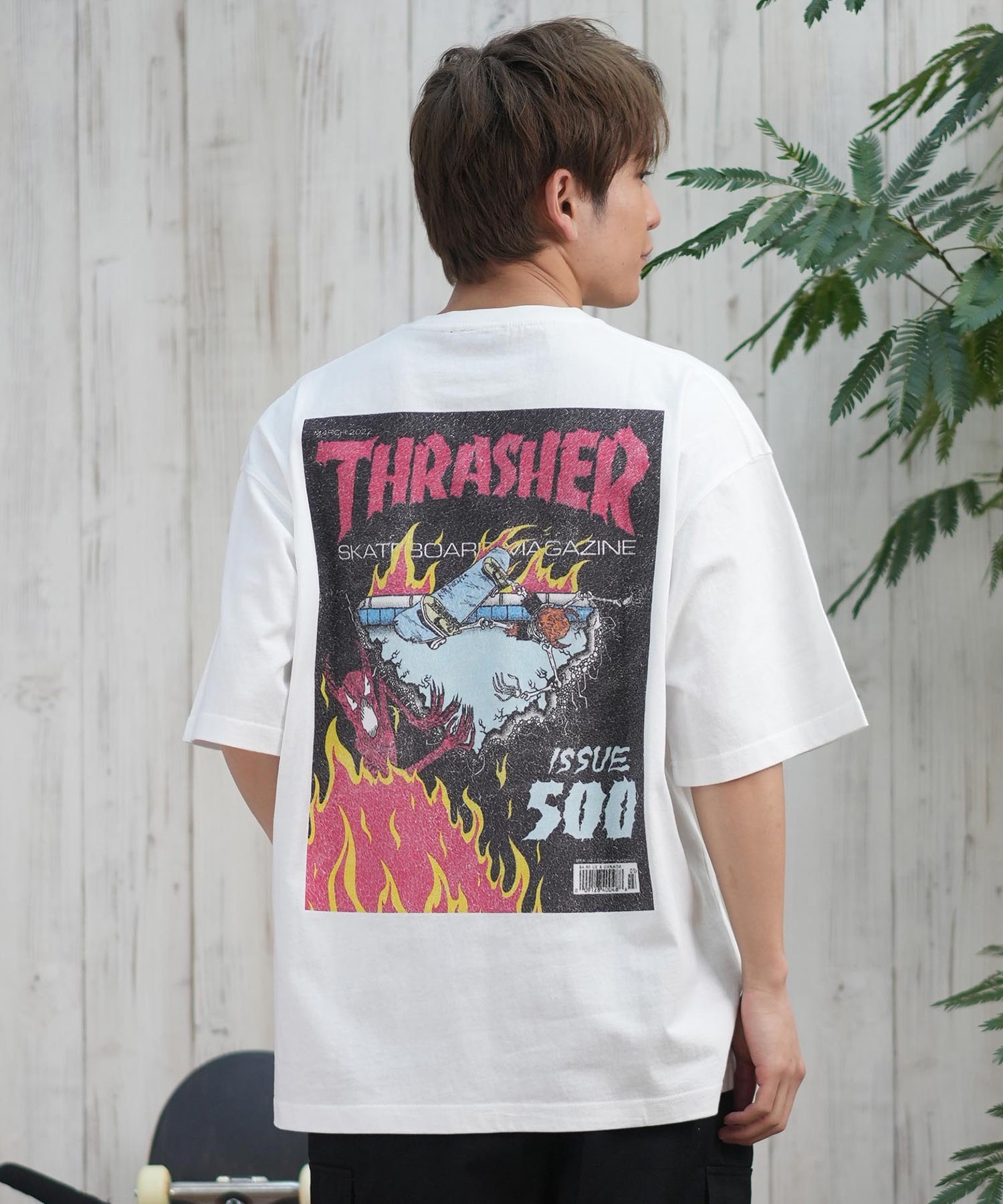 THRASHER スラッシャー 半袖 Tシャツ メンズ バックプリント