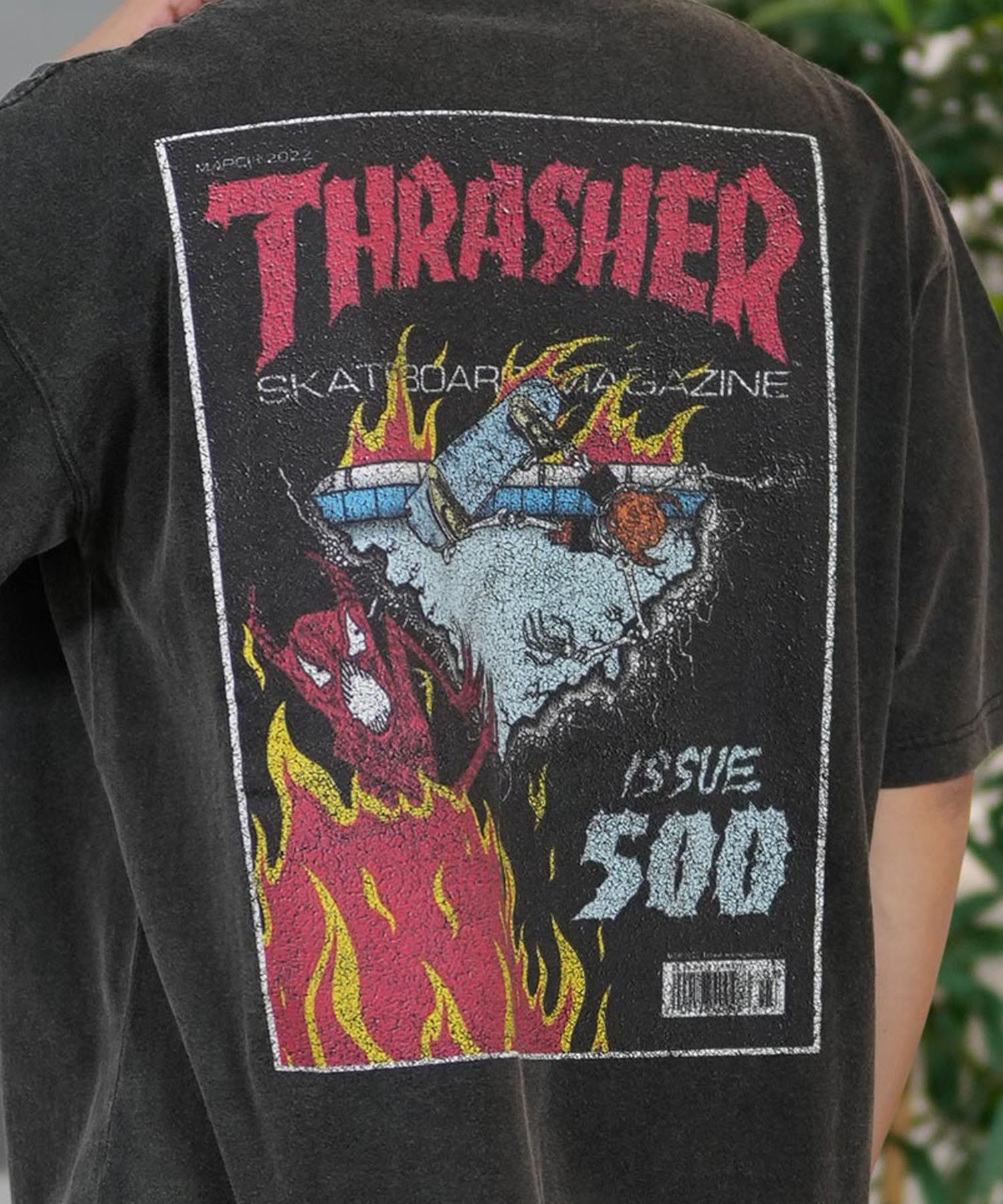 スラッシャー　THRASHER Tシャツ　2枚セット THRASHER スラッシャー 半袖 Tシャツ メンズ バックプリント