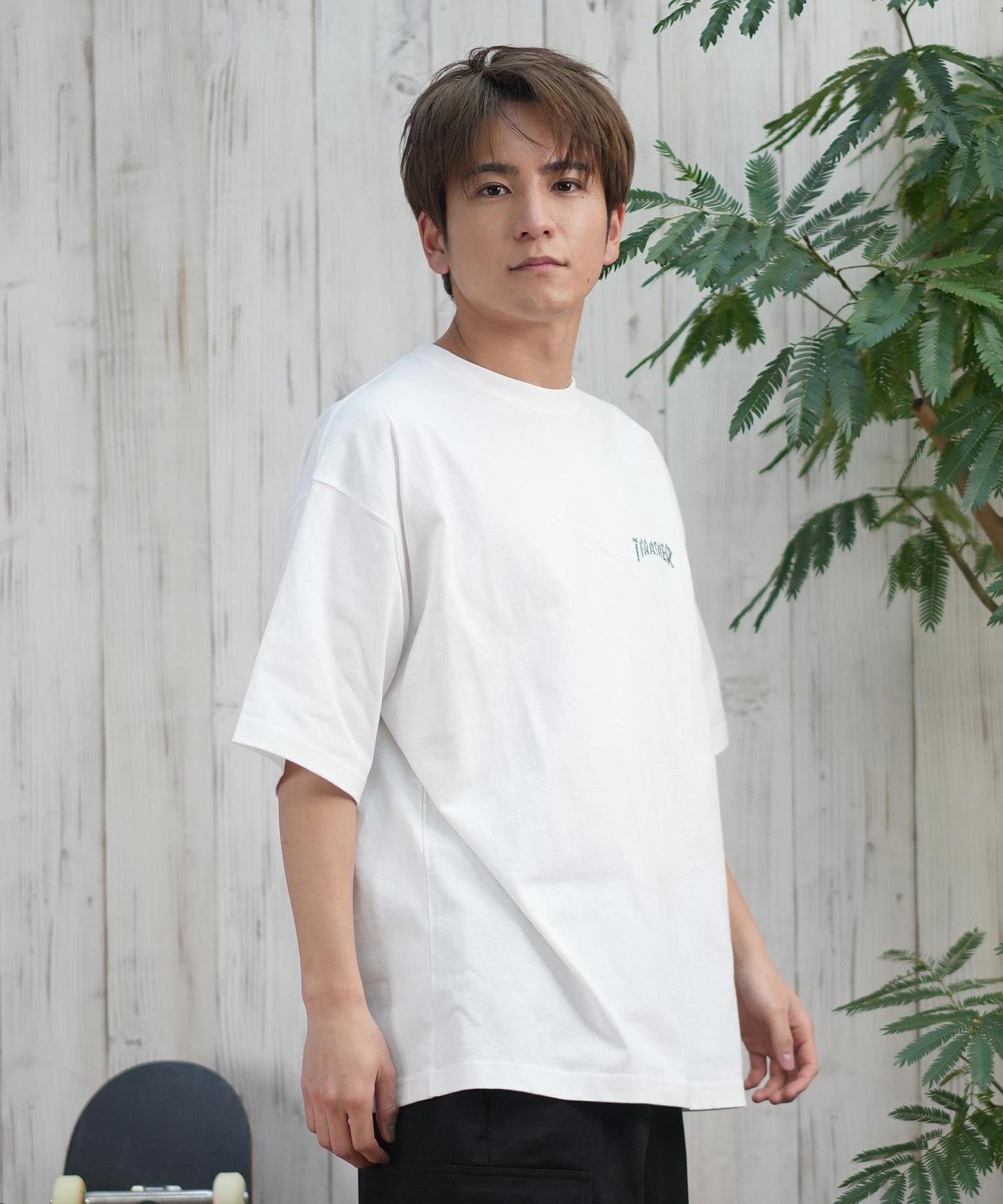THRASHER スラッシャー 半袖 Tシャツ メンズ バックプリント オーバー
