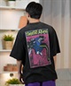 THRASHER スラッシャー 半袖 Tシャツ メンズ バックプリント オーバーサイズ 252TH1ST029 ムラサキスポーツ限定(BLK-1-M)