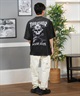 THRASHER スラッシャー 半袖 Tシャツ メンズ バックプリント オーバーサイズ 252TH1ST029 ムラサキスポーツ限定(BLK-1-M)