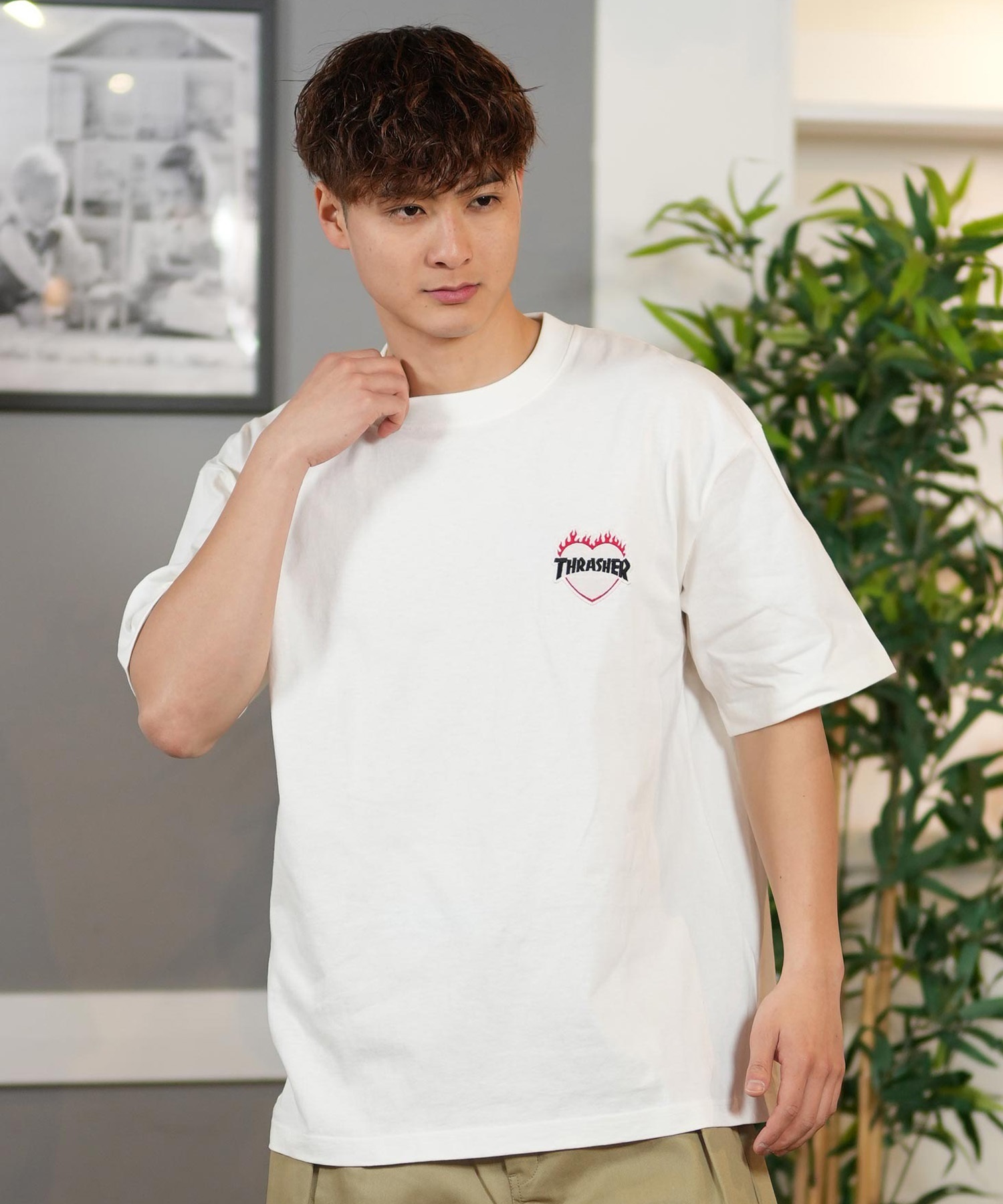 THRASHER pushead ホワイト Tシャツ Mサイズ THRASHER pushead