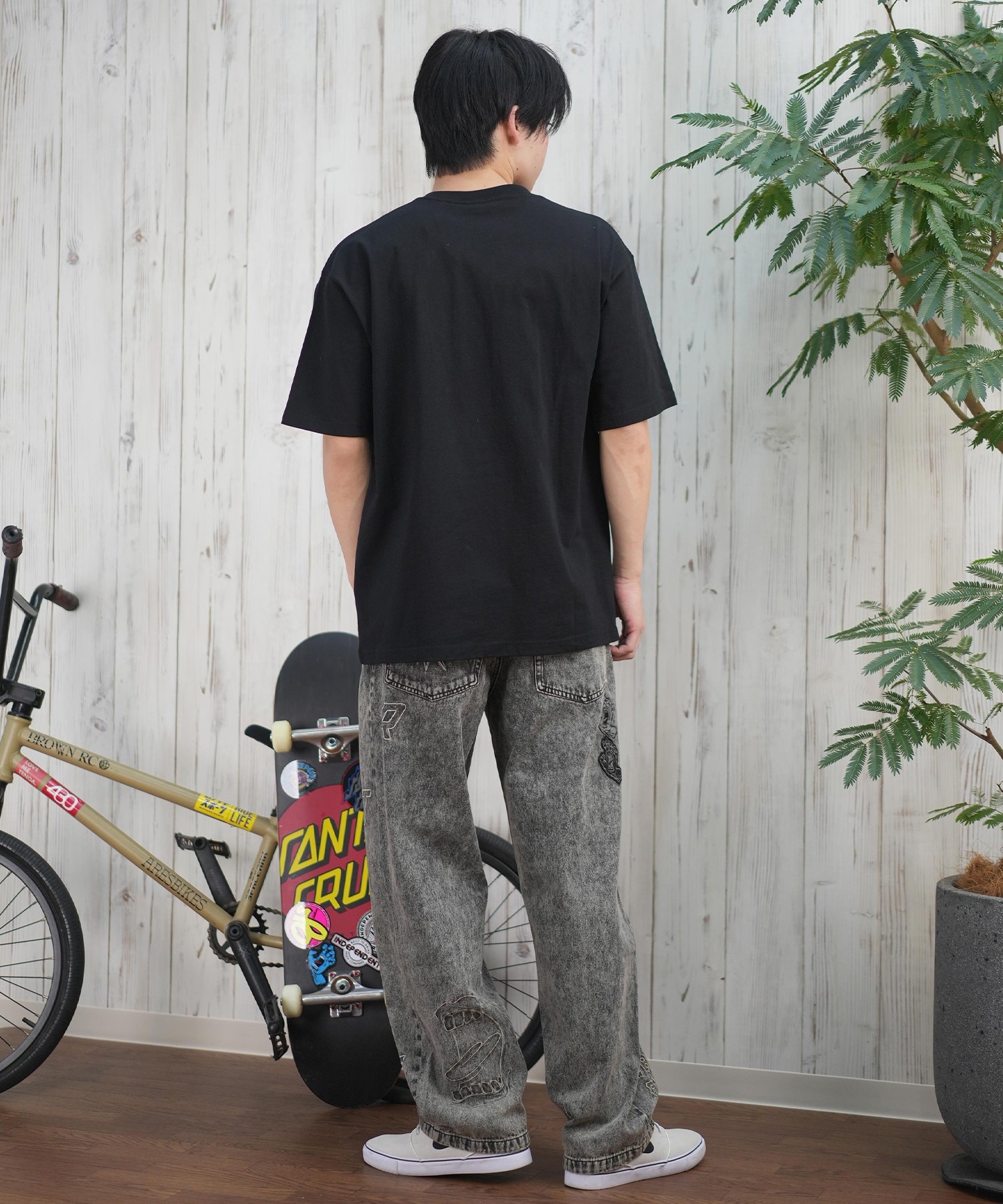 M 00s THRASHER スラッシャー tシャツ THRASHER スラッシャー 半袖 Tシャツ メンズ フロント刺繍