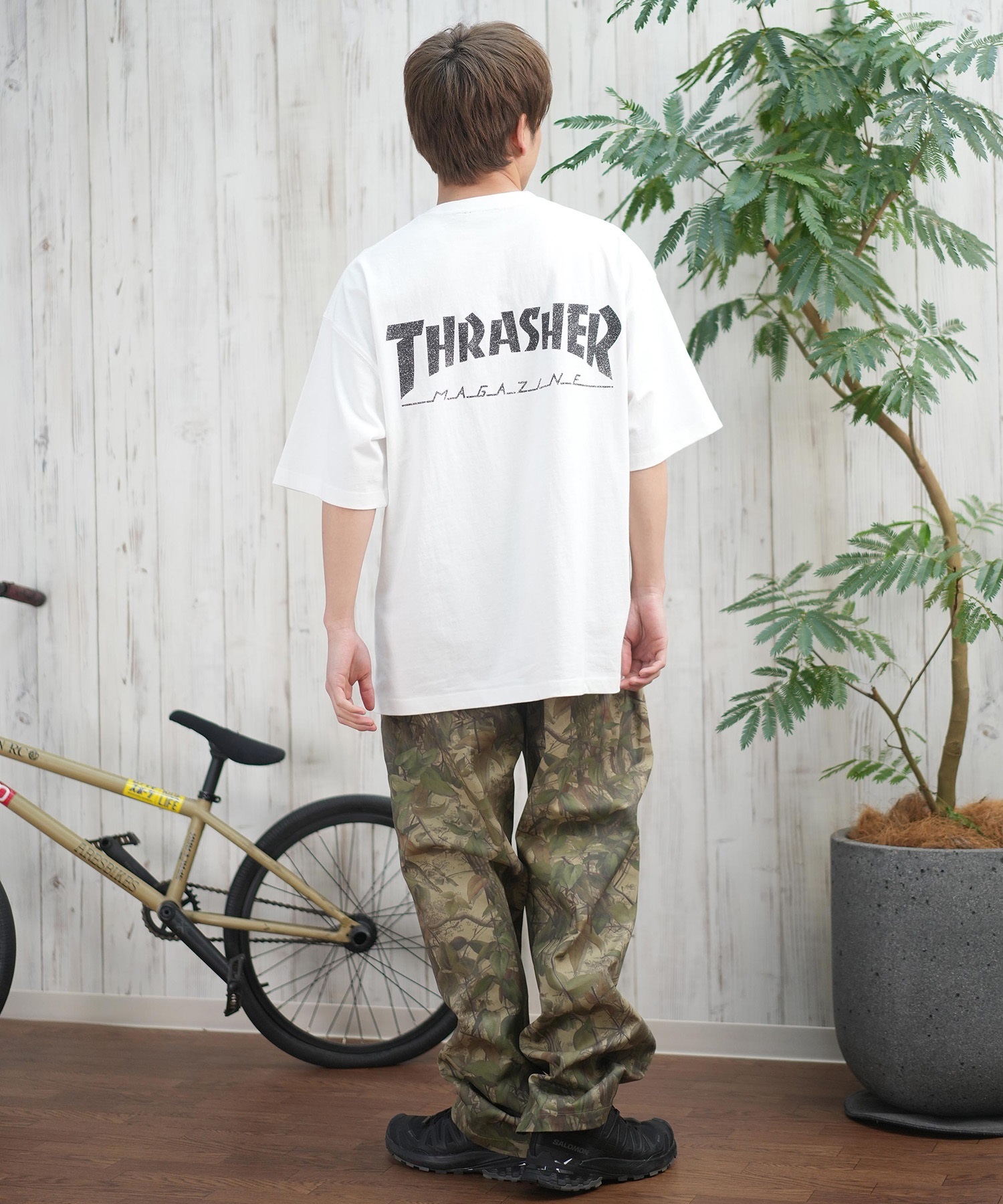 THRASHER スラッシャー 半袖 Tシャツ メンズ フロントプリント
