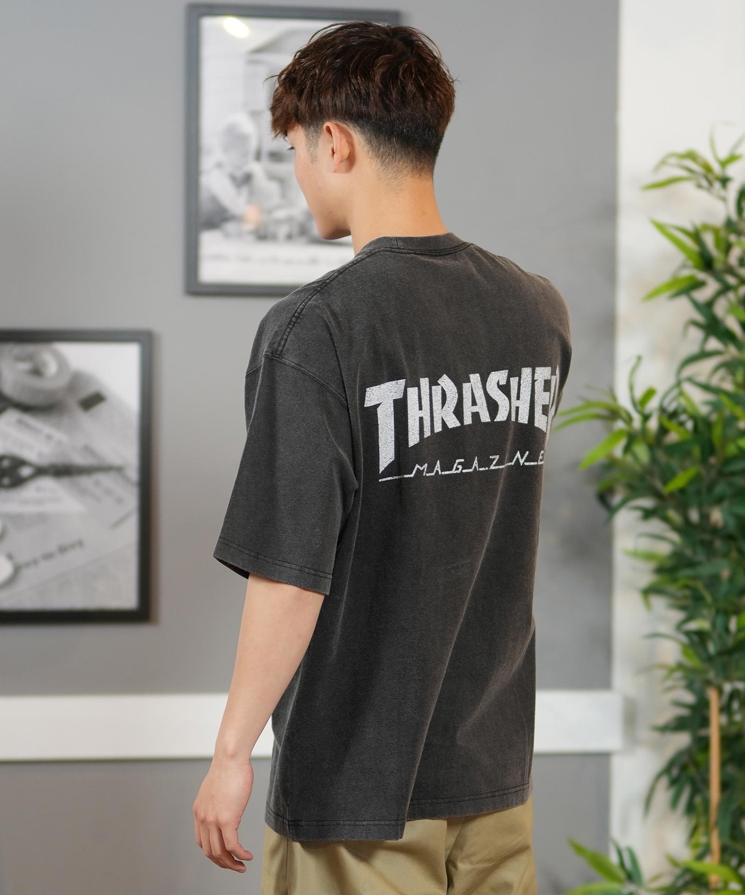THRASHER スラッシャー 半袖 Tシャツ メンズ フロントプリント