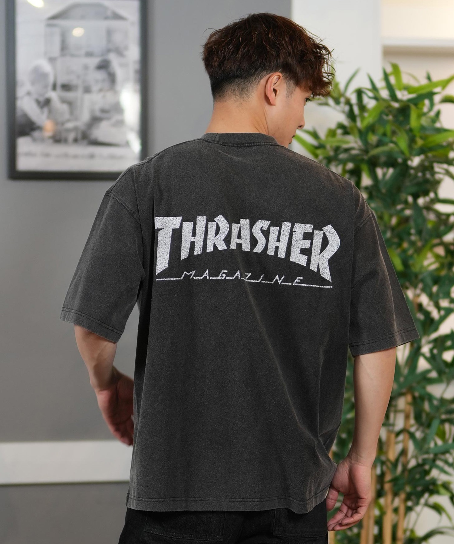 THRASHER スラッシャー 半袖 Tシャツ メンズ フロントプリント