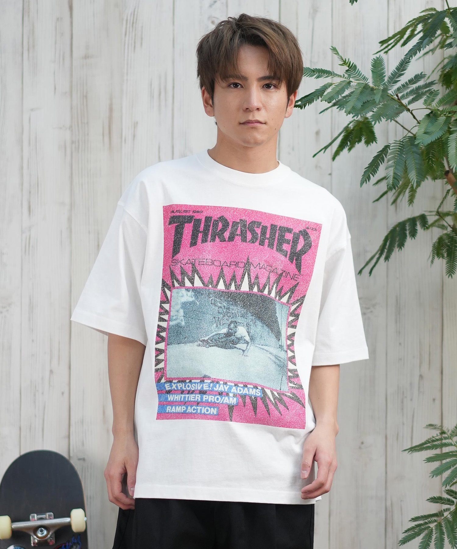 THRASHER スラッシャー 半袖 Tシャツ メンズ フロントプリント