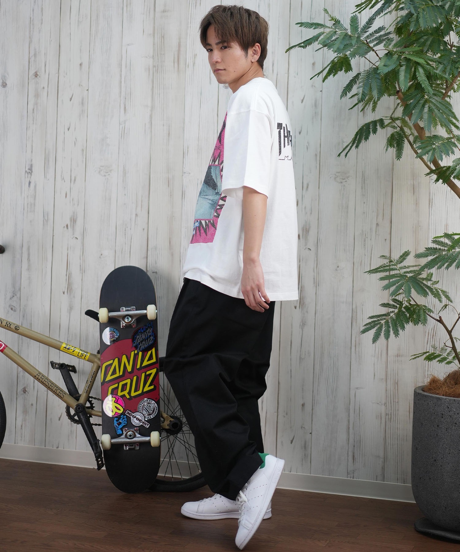 THRASHER スラッシャー 半袖 Tシャツ メンズ フロントプリント