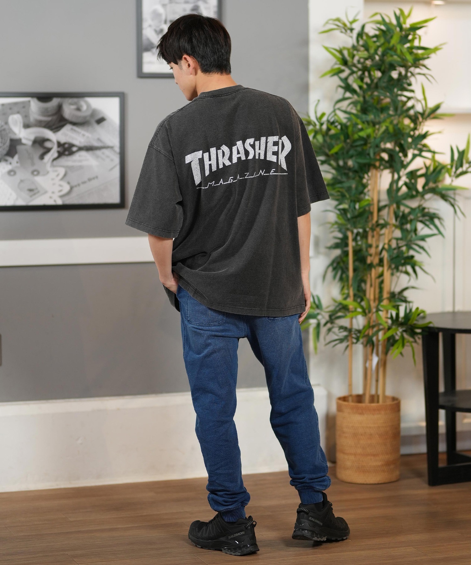 THRASHER スラッシャー 半袖 Tシャツ メンズ フロントプリント