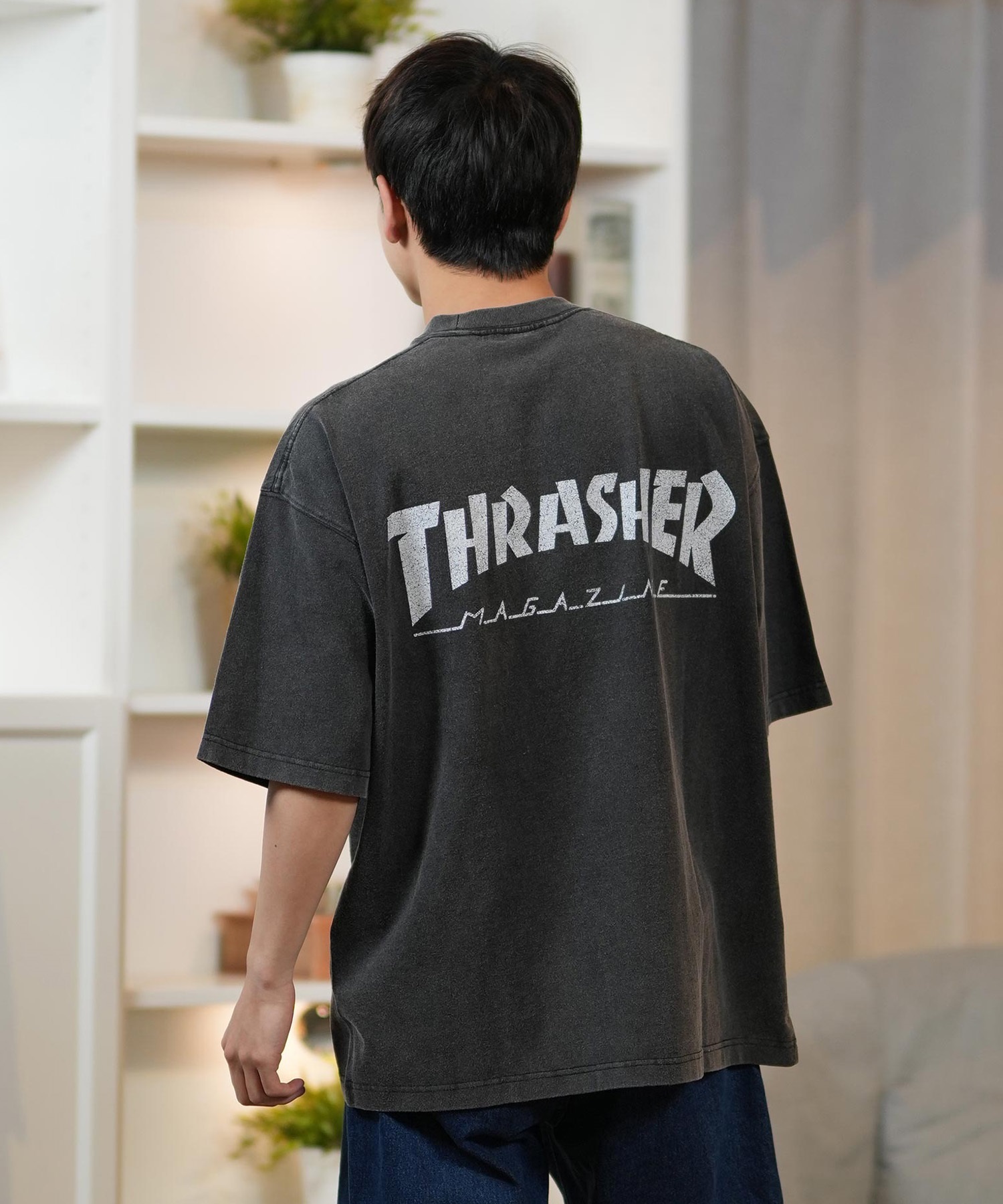 THRASHER スラッシャー 半袖 Tシャツ メンズ フロントプリント