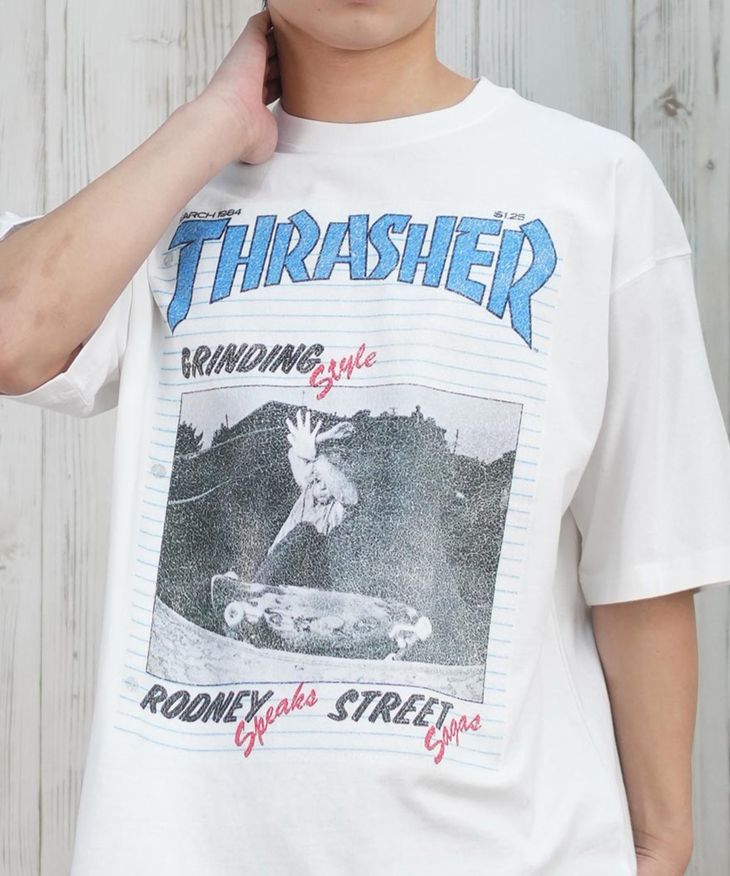 スラッシャーマガジン　ティーシャツ THRASHER スラッシャー 半袖 Tシャツ メンズ フロントプリント
