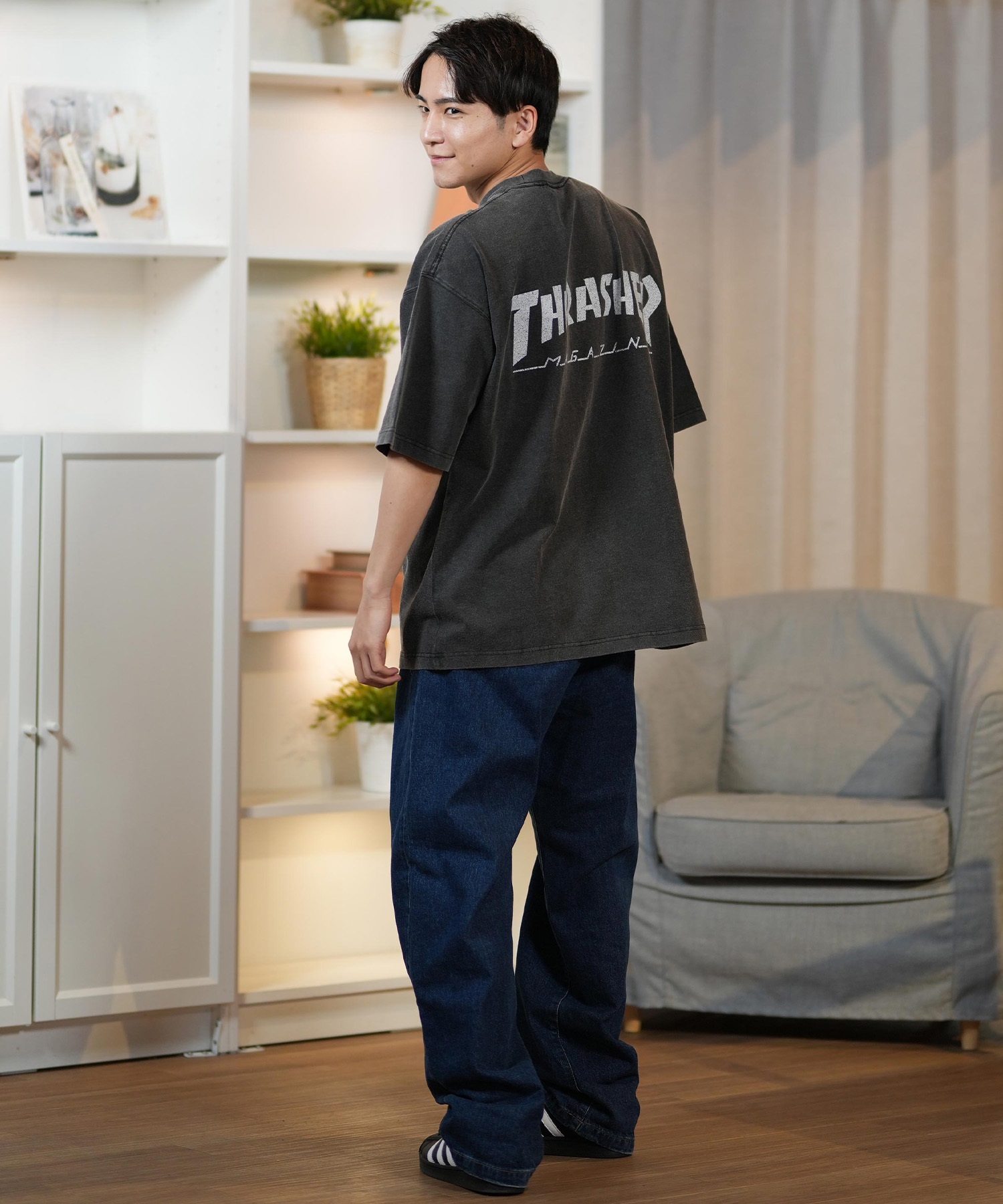 THRASHER スラッシャー 半袖 Tシャツ メンズ フロントプリント