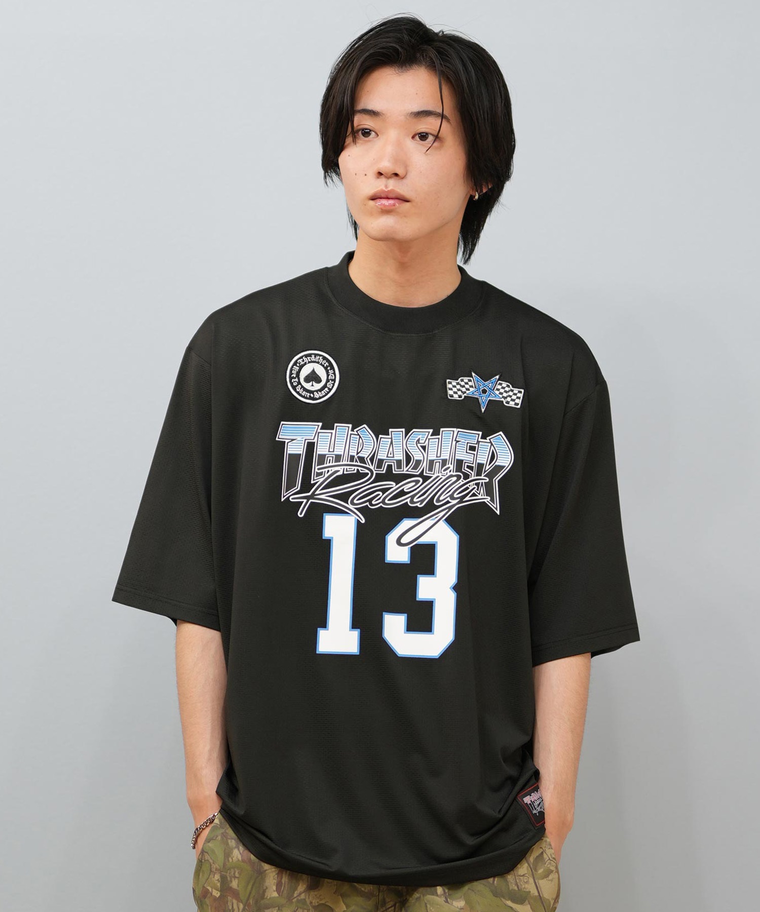 THRASHER スラッシャー 半袖 Tシャツ メンズ ゲームシャツ バック