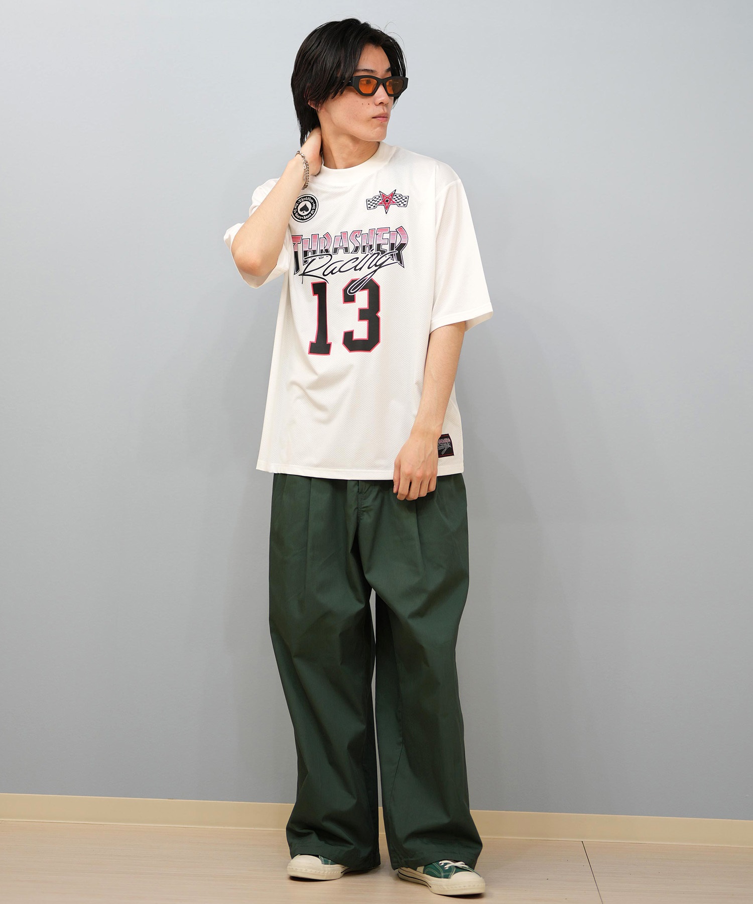 THRASHER スラッシャー 半袖 Tシャツ メンズ ゲームシャツ バック