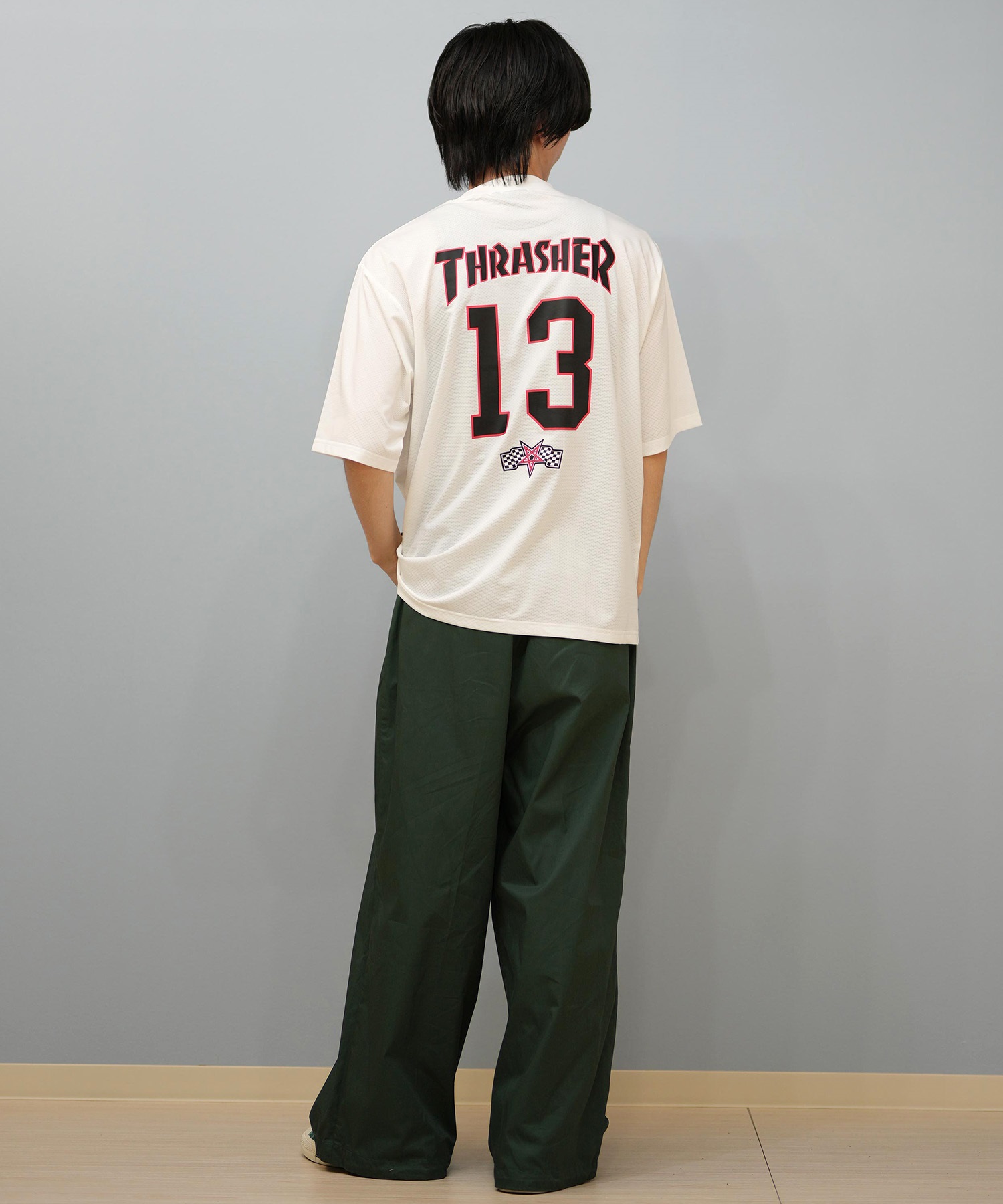 THRASHER スラッシャー 半袖 Tシャツ メンズ ゲームシャツ バック