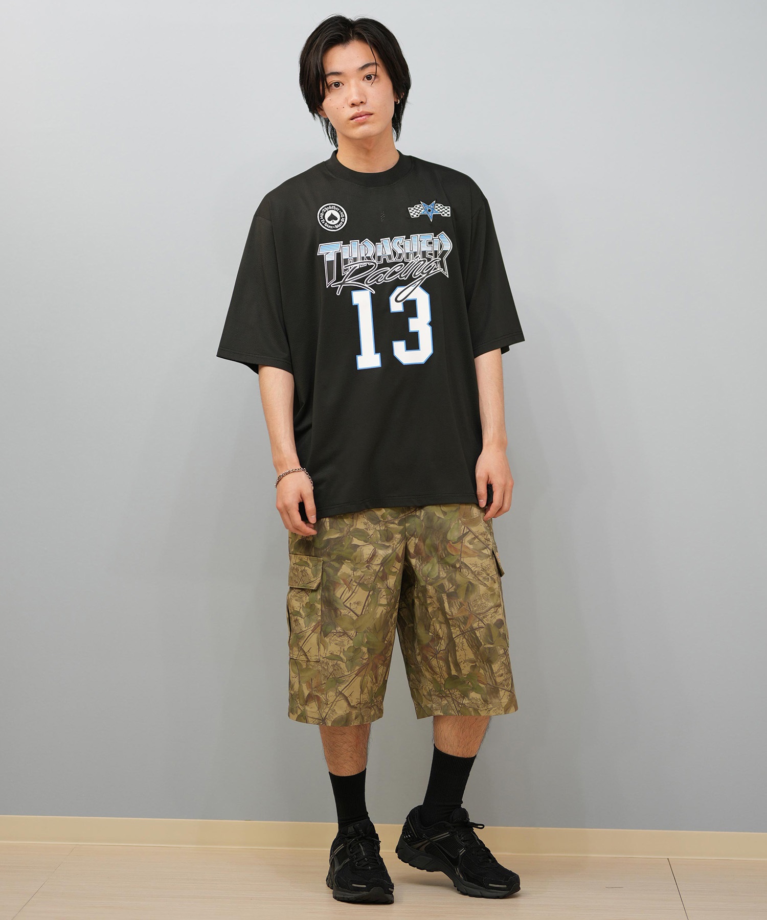 THRASHER スラッシャー 半袖 Tシャツ メンズ ゲームシャツ バック