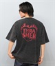 THRASHER スラッシャー 半袖 Tシャツ メンズ バックプリント オーバーサイズ ヴィンテージ加工 253TH1ST044 ムラサキスポーツ限定(WHT-M)