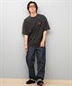 THRASHER スラッシャー 半袖 Tシャツ メンズ バックプリント オーバーサイズ ヴィンテージ加工 253TH1ST044 ムラサキスポーツ限定(WHT-M)