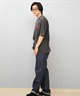 THRASHER スラッシャー 半袖 Tシャツ メンズ バックプリント オーバーサイズ ヴィンテージ加工 253TH1ST044 ムラサキスポーツ限定(WHT-M)