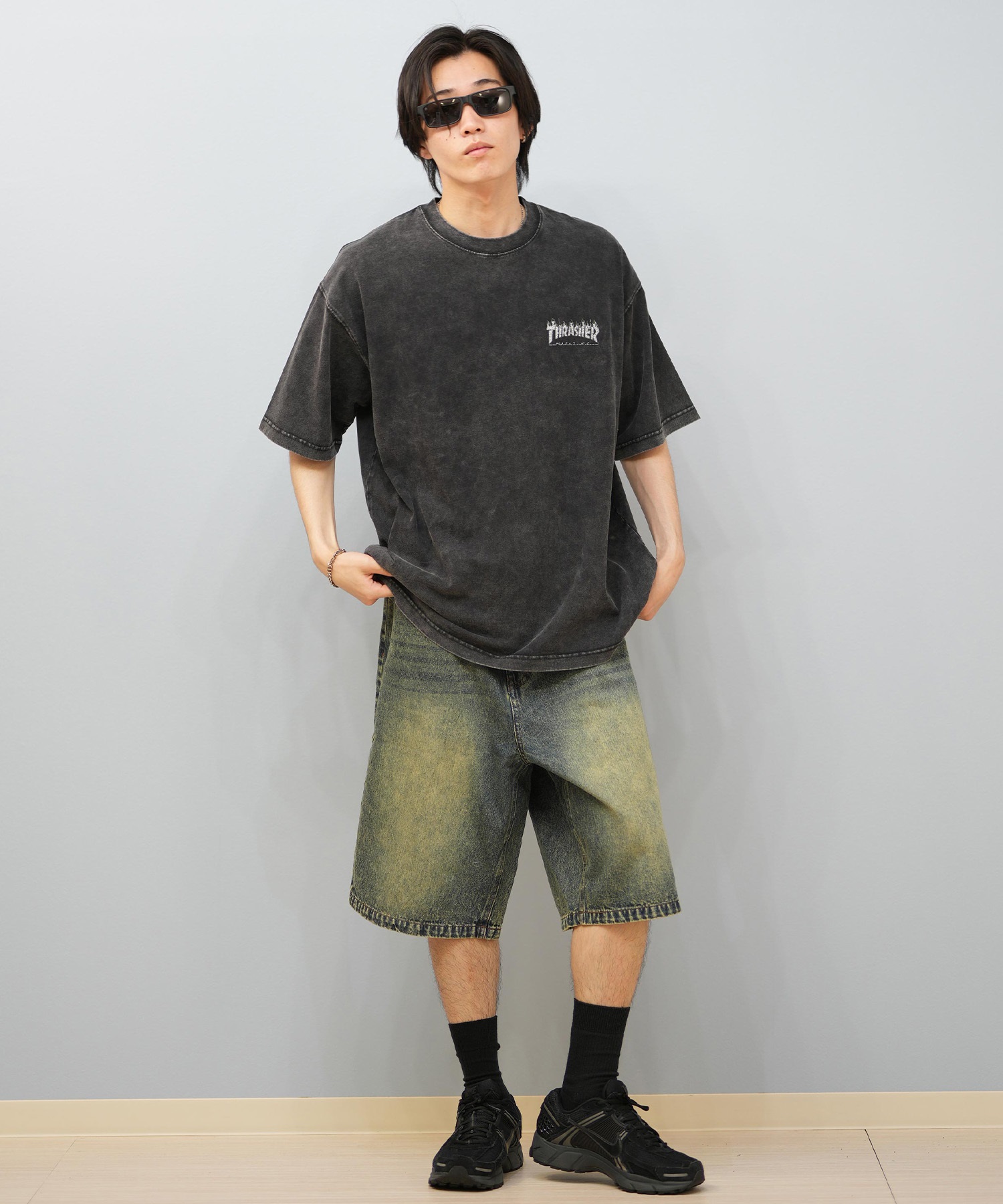 Thrasher スラッシャー Tシャツ オールドスケート ヴィンテージ 80's USA製 ヴィンテージ スラッシャー SEIZE CONTROL OF THE