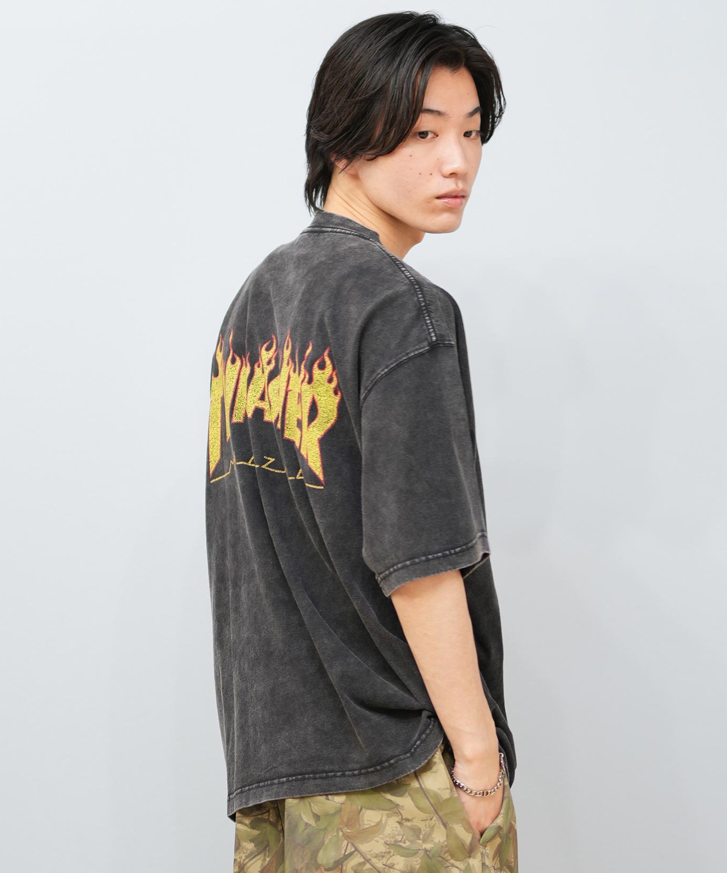 古着 スラッシャー THRASHER ロゴプリントTシャツ メンズS相当 /eaa547463 古着 スラッシャー THRASHER ロゴプリントTシャツ メンズS相当