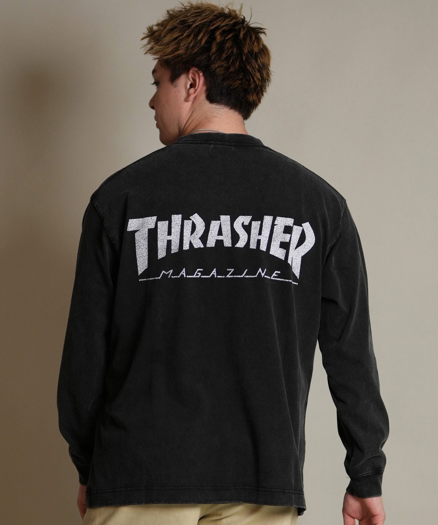 THRASHER スラッシャー 長袖 Tシャツ ロンT メンズ バックプリント