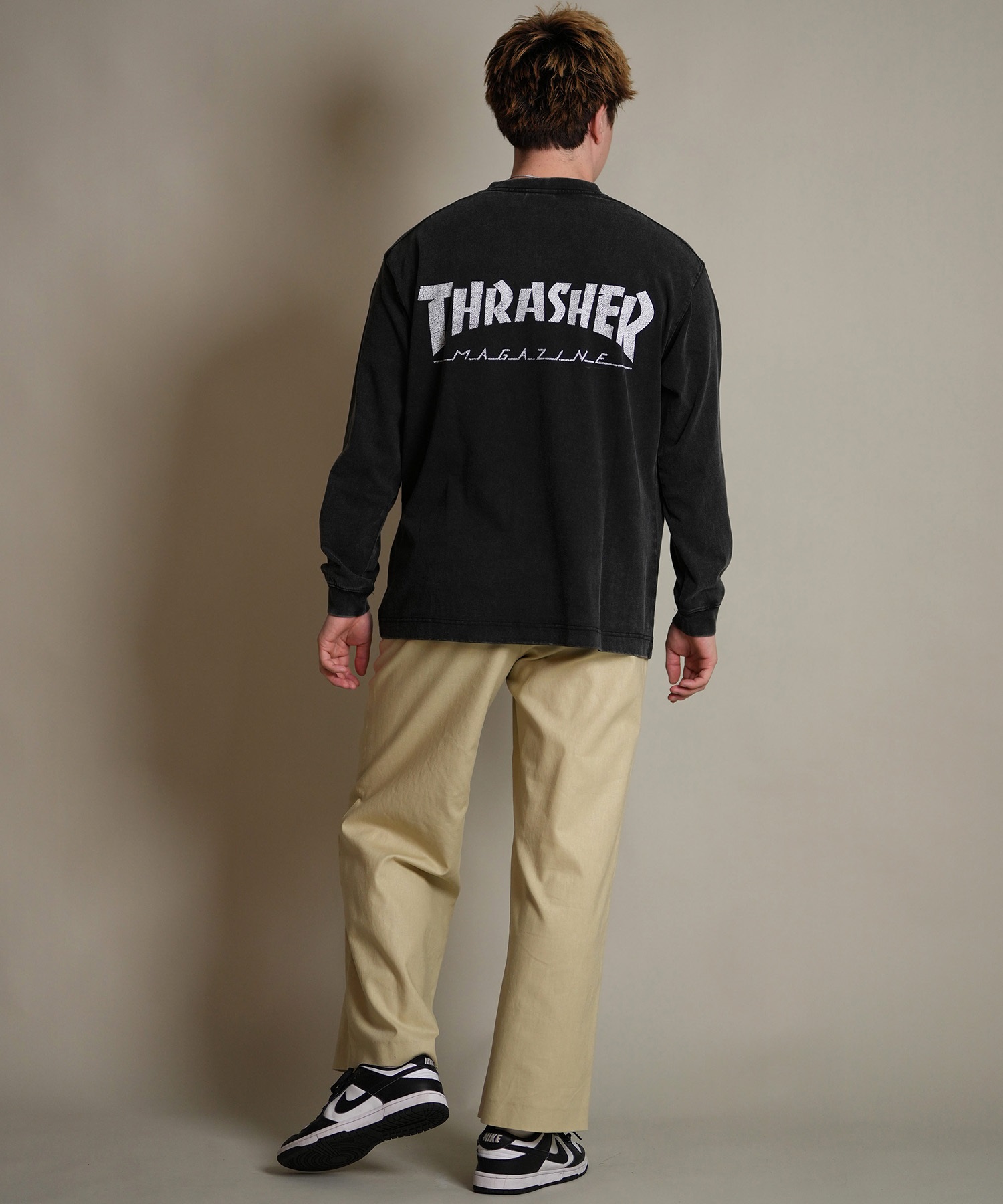 THRASHER スラッシャー 長袖 Tシャツ ロンT メンズ バックプリント