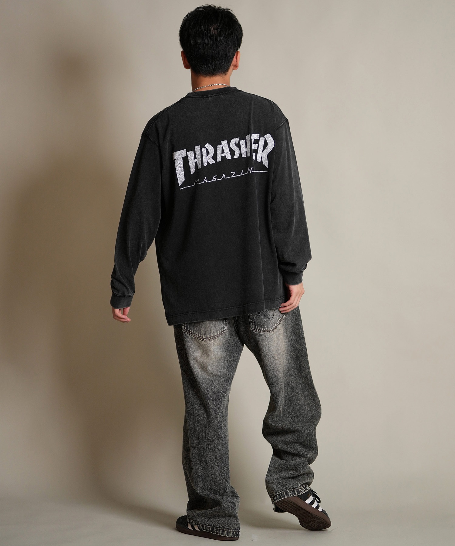 THRASHER スラッシャー 長袖 Tシャツ ロンT メンズ バックプリント