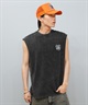 THRASHER スラッシャー タンクトップ メンズ バックプリント オーバーサイズ ヴィンテージ加工 253TH1ST046 ムラサキスポーツ限定(BLK-1-M)