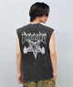 THRASHER スラッシャー タンクトップ メンズ バックプリント オーバーサイズ ヴィンテージ加工 253TH1ST046 ムラサキスポーツ限定(BLK-1-M)
